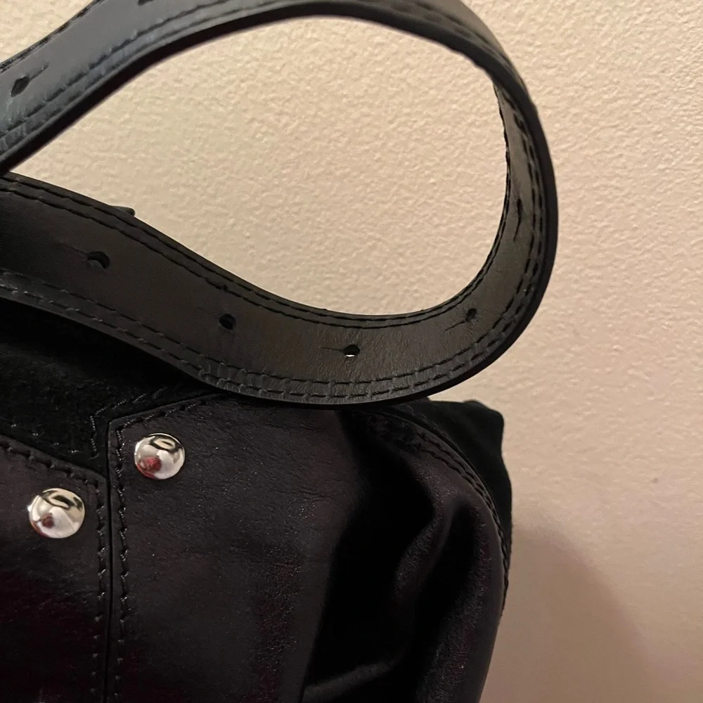 Zadig & Voltaire Black Shoulder Bag with Silver Accents - Picture 9 of 10